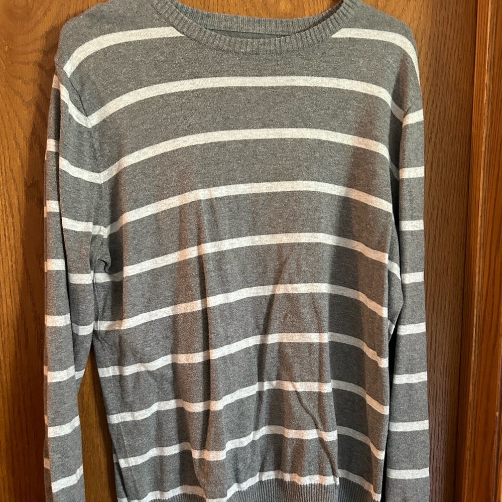 Sonoma striped crewneck sweater
